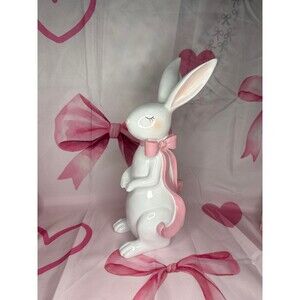 Viral Pink Bow Easter Bunny